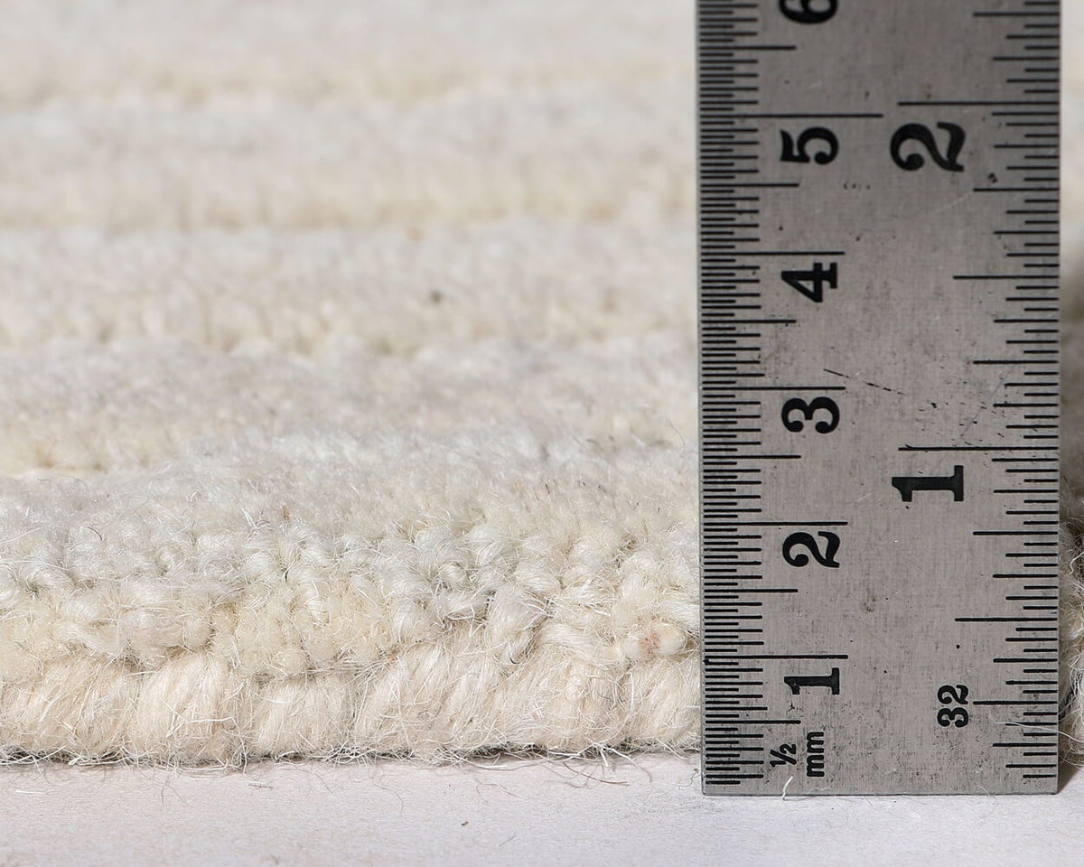 pile height of grida wool rug