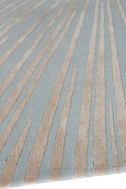 close-up of a textured area rug