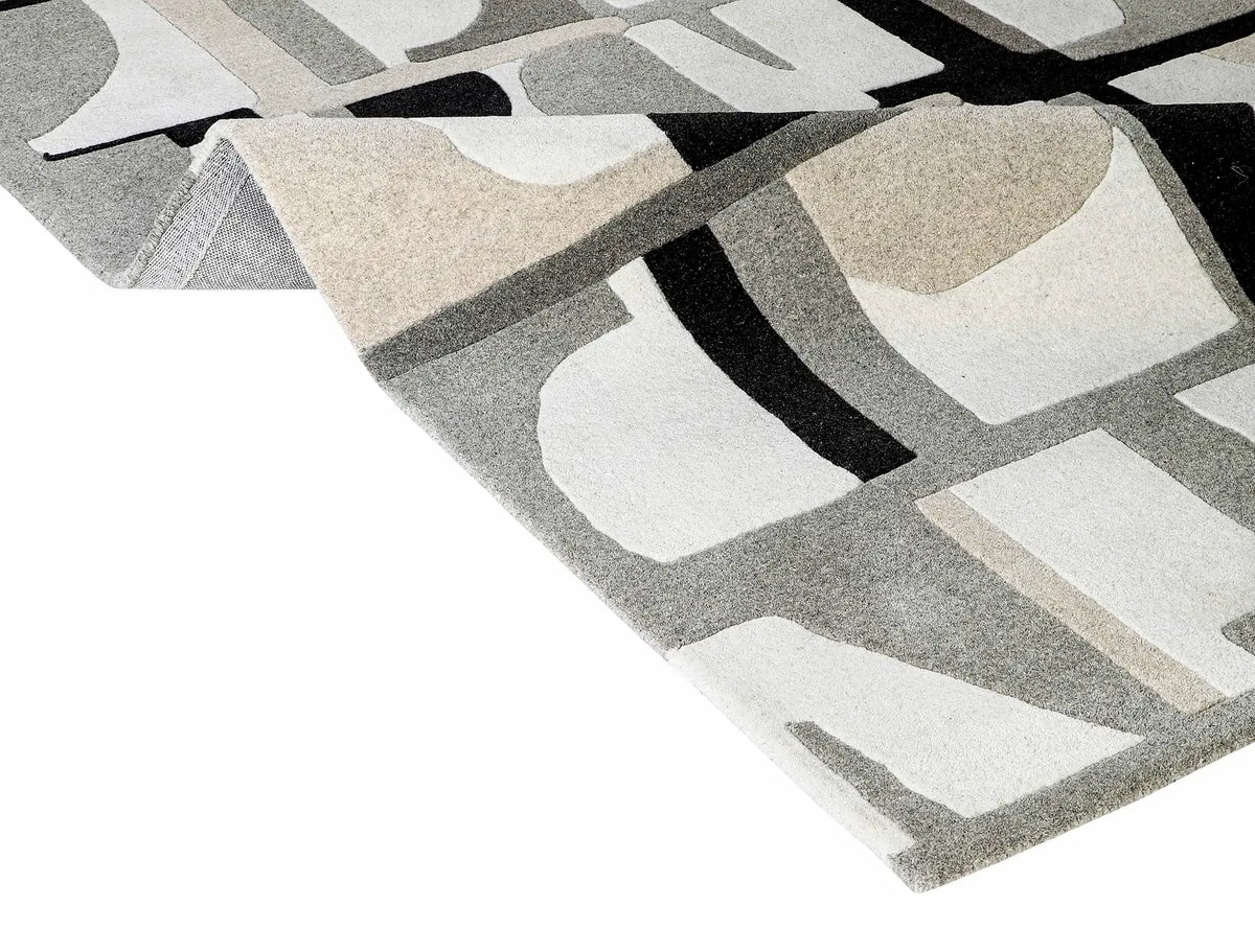 wool area rug close up