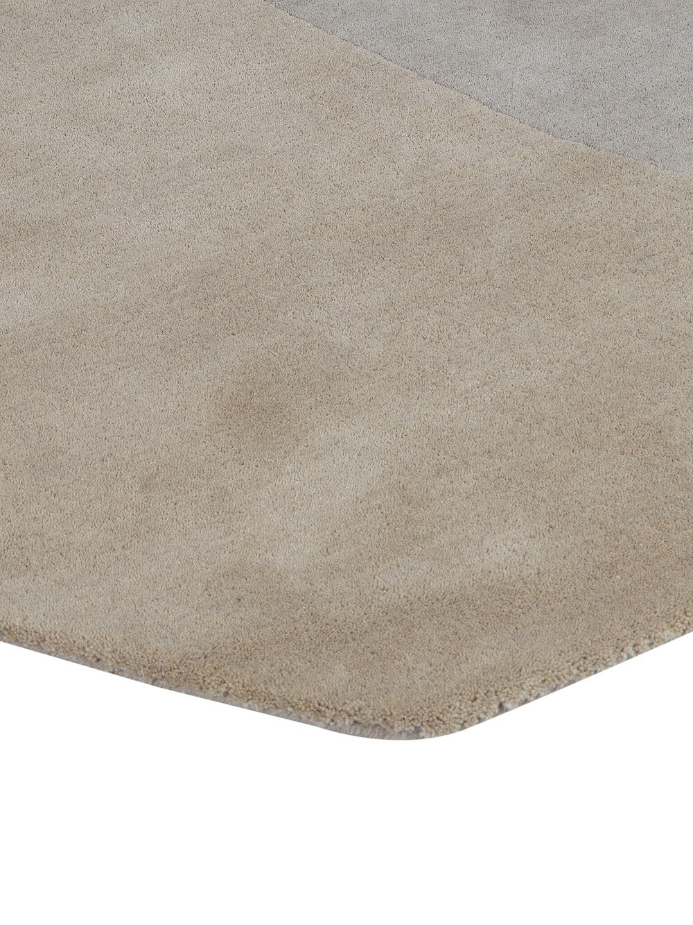 tufted wool rug close view