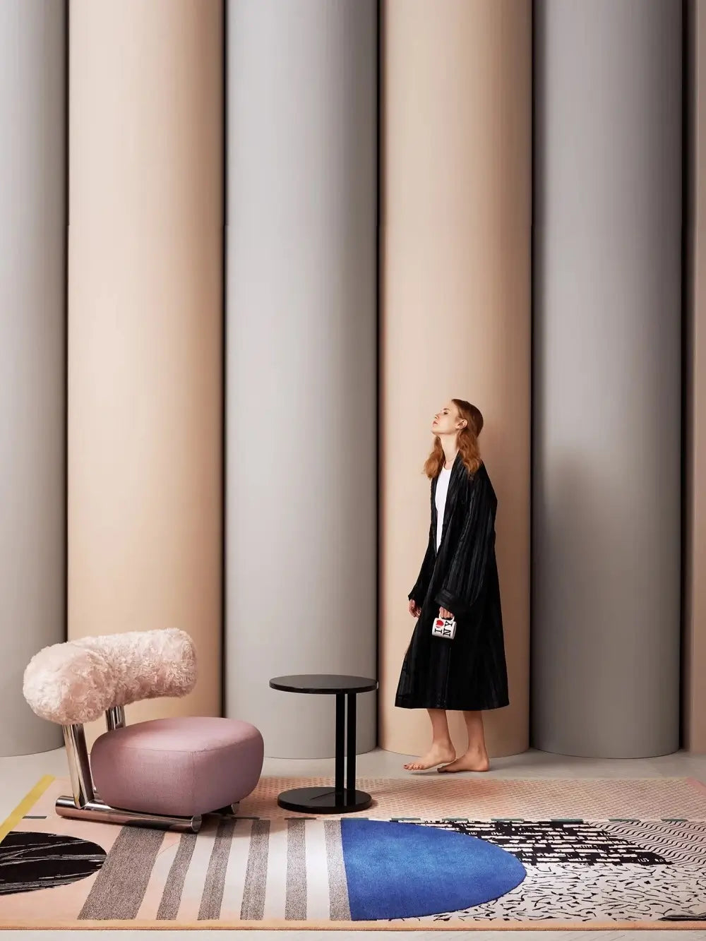 Flux Hand Tufted Wool Rug | Colourful Geometric Design – Keva Living