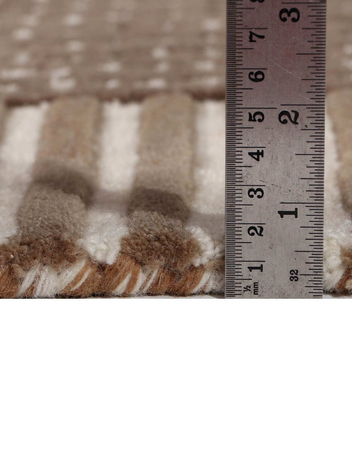 monet tufted wool rug pile height