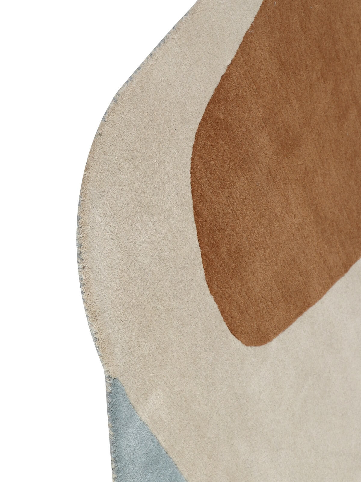 nodi wool rug close up