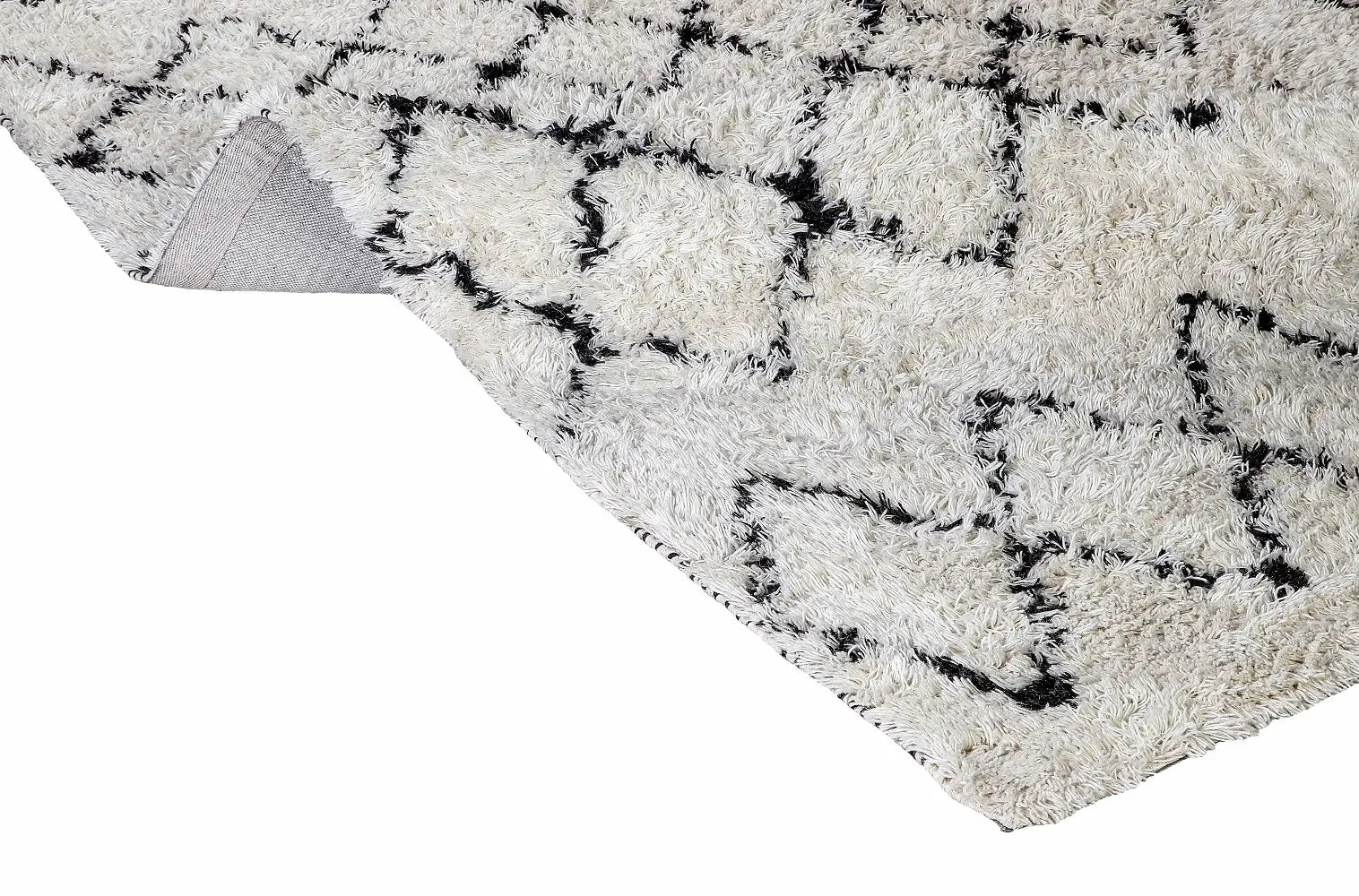 tufted wool shaggy rug, minimalist design