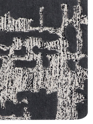 Close-up of a textured black and white pattern