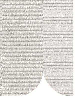 tufted light grey rug