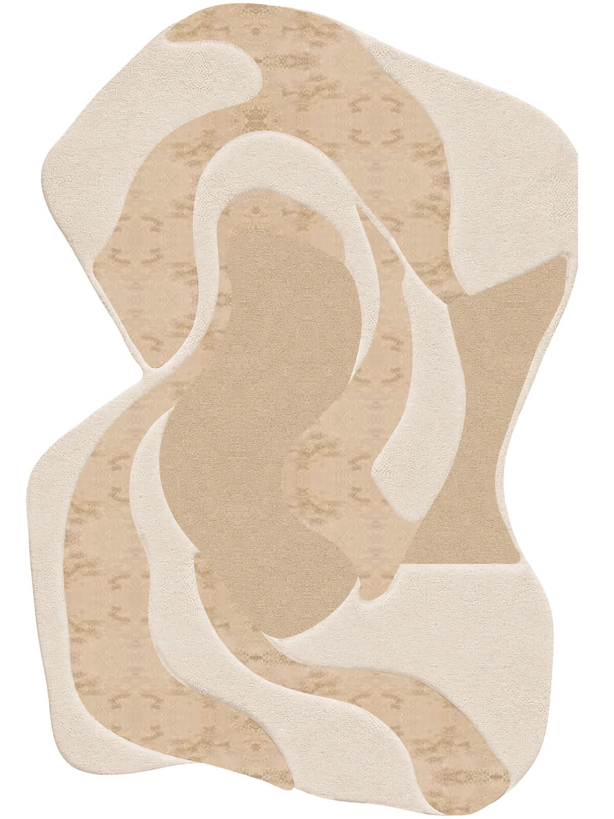 sundane neutral hand tufted wool and silk area rug
