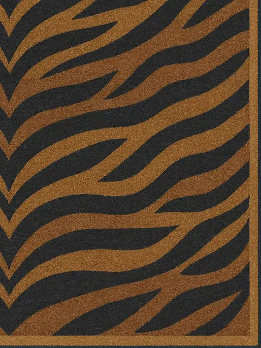 brown hand tufted wool rug